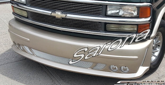 Custom Chevy Van Front Bumper  All Styles (1996 - 2002) - $590.00 (Part #CH-009-FB)